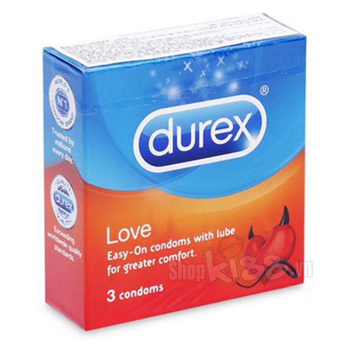 Bao cao su Durex Love kéo dài thời gian LOVE3 giá rẻ tại các hệ thống bán lẻ đồ chơi tình dục