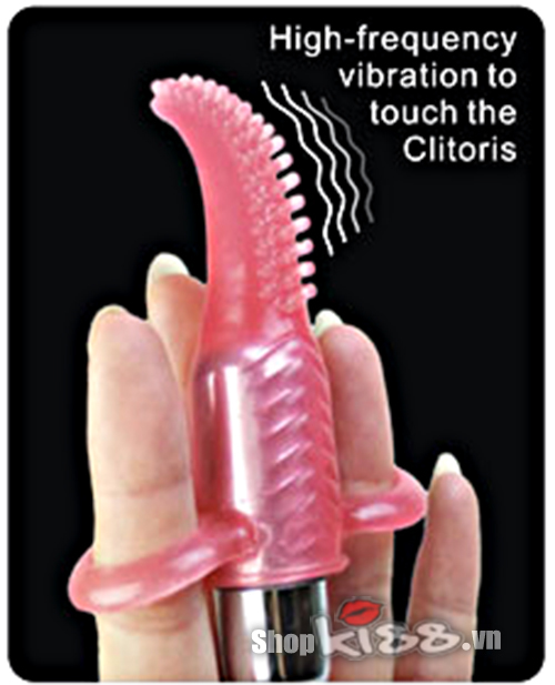 Lưỡi rung mini đeo ngón tay kích thích âm đạo cho nữ DC22S hỗ trợ mở màn dạo đầu