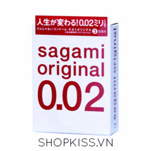 bao cao su cực siêu mỏng sagami 0.02 hộp 2 cái tại hcm