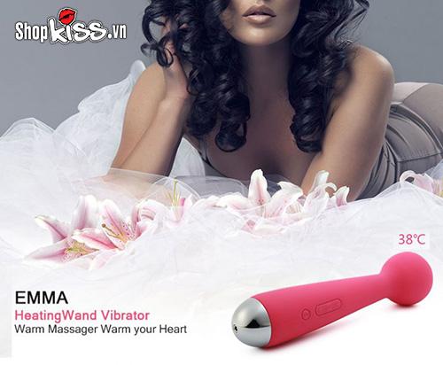 Dụng cụ kích thích cao cấp hày rung massage sưởi ấm điểm G Svakom Emma DC90N