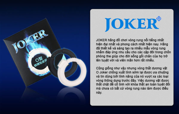 Vòng thắt dương vật O Joker DC60R có tác dụng kéo dài thời gian quan hệ