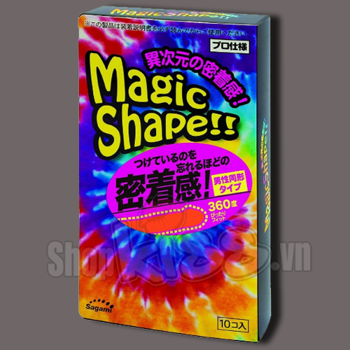 Bao cao su Sagami Magic Shape gân sọc 3D giá bao nhiêu