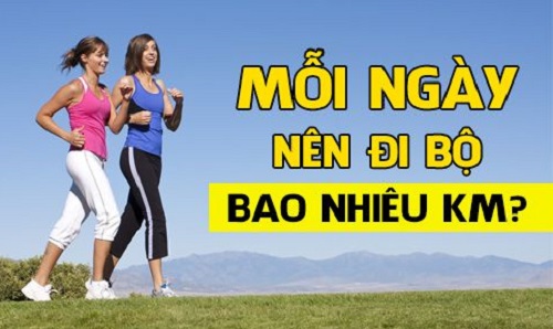 moi ngay nen di bo bao nhieu km