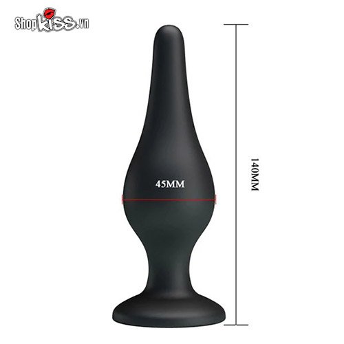 Phích cắm hậu môn silicon Butt Plug (HM02M) 16 Kích thước của phích cắm hậu môn silicon Butt Plug HM02M giá rẻ