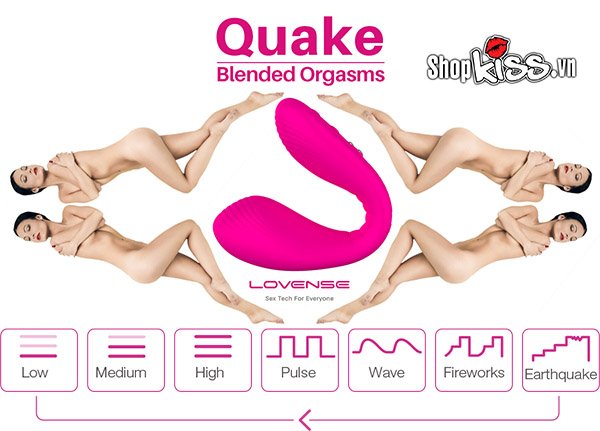 Trứng rung tình yêu thông minh Lovense Quake QUAKE1 tại shopkiss