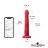 Kích thước của dương vật giả rung thụt cao cấp Lovense Gravity.