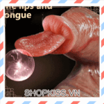 Dương vật giả rung thụt liếm Long Love Sex Toy giá rẻ