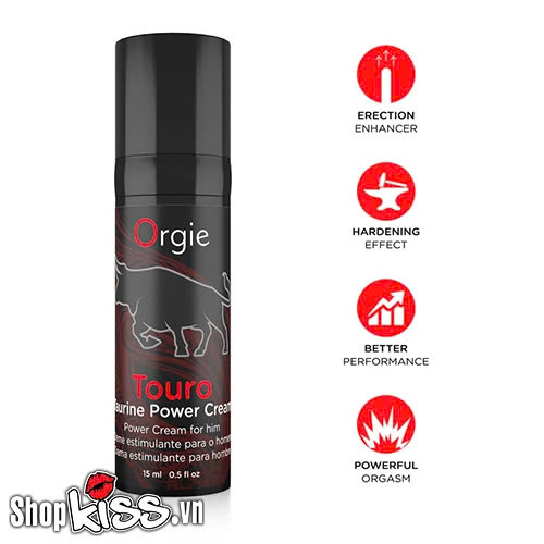 Kem cường dương nam Orgie Touro Power Cream giá bao nhiêu