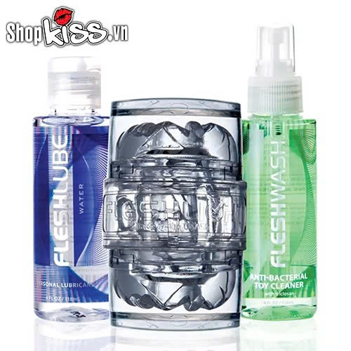 Combo sextoy cho nam: Âm đạo giả + Gel bôi trơn + Dung dịch vệ sinh 5 Combo sextoy cho nam lần đầu