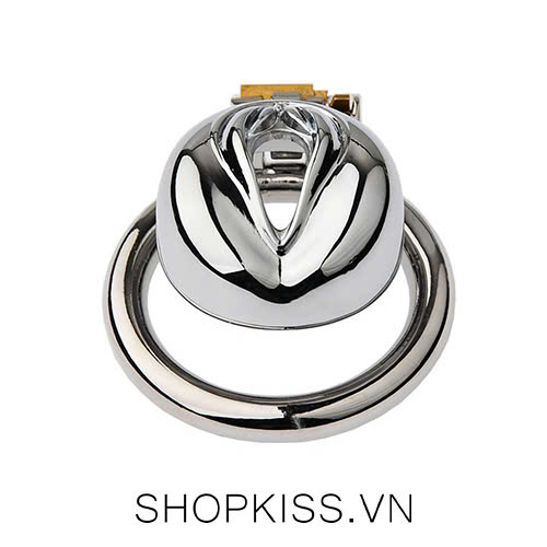 Khóa dương vật bằng thép không gỉ kiểu miệng âm đạo giá rẻ