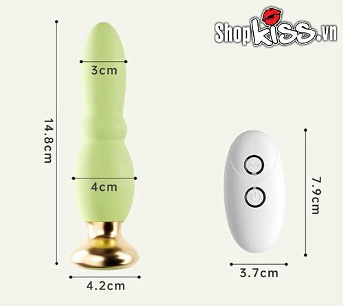 Dụng cụ kích thích hậu môn Miji Green Gauze Tent - Điều khiển qua app, remote (HM02R) 12 Dụng cụ kích thích hậu môn Miji Green Gauze Tent giá tốt