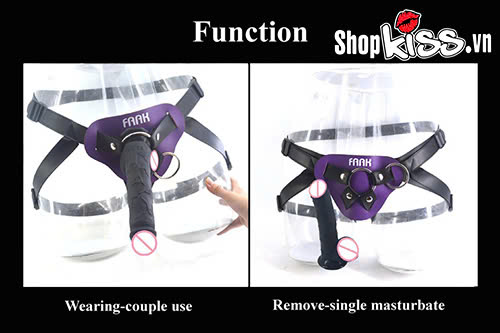 Dương vật giả silicone có đai đeo dành cho les FAAK (DC65MX) 15 Dương vật giả silicone có đai đeo dành cho les FAAK mua ở đâu