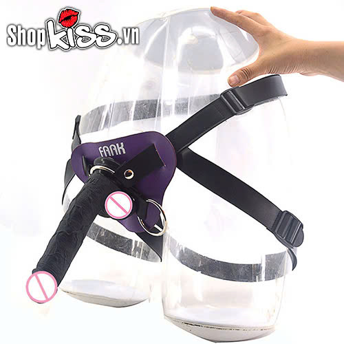 Dương vật giả silicone có đai đeo dành cho les FAAK (DC65MX) 9 Dương vật giả silicone có đai đeo dành cho les FAAK giá tốt