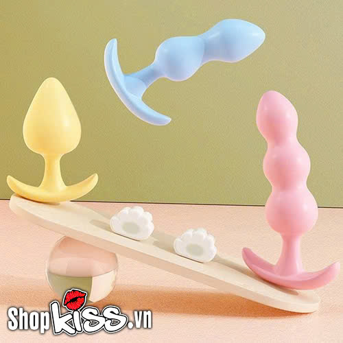 Phích cắm hậu môn Butt Plug Jelly 3 kiểu 3 màu (HM02X) 13 Phích cắm hậu môn Butt Plug Jelly 3 kiểu 3 màu tại hà nội
