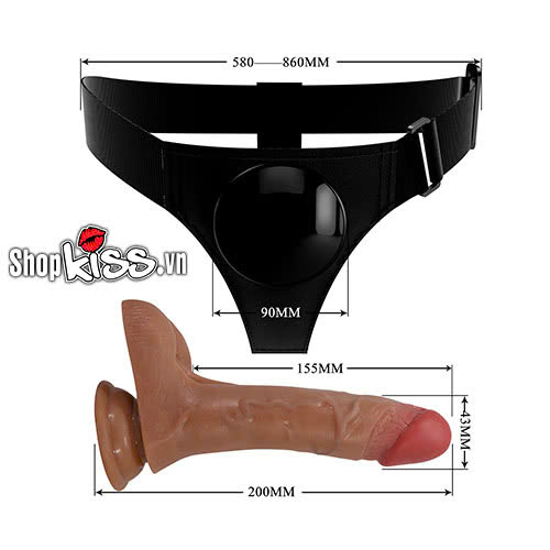 Đai đeo dương vật đa năng Pretty Love Harness Briefs (DC09C) 77 Đai đeo dương vật đa năng Pretty Love Harness Briefs giá rẻ