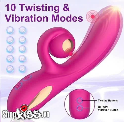 Dụng cụ massage điểm G và âm vật rung xoay 10 chế độ (MS21D) 17 Dụng cụ massage điểm G và âm vật rung xoay 10 chế độ có tốt không