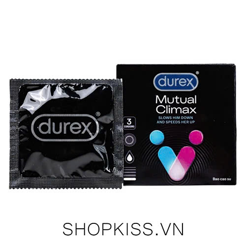Bao cao su Durex Mutual Climax chính hãng hộp 3 cái tại tphcm