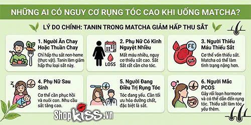 Uống matcha có rụng tóc không? Những cách uống sai nên tránh 5 Có kinh uống matcha có rụng tóc không