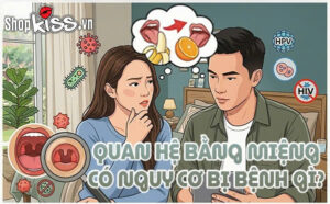Quan hệ bằng miệng có nguy cơ bị bệnh gì?