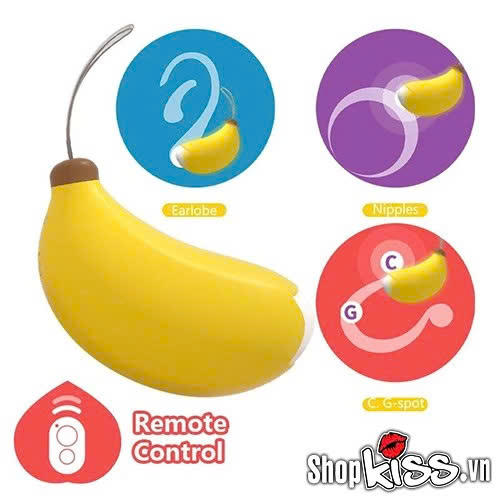 Trứng rung tình yêu hình trái chuối Meese Punk Banana (CHUOI6) 14 Trứng rung tình yêu hình trái chuối Meese Punk Banana tại hà nội