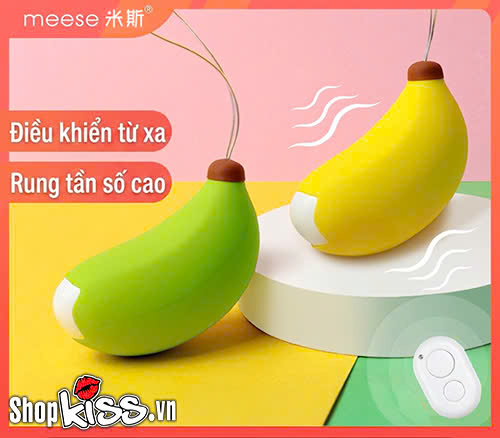Trứng rung tình yêu hình trái chuối Meese Punk Banana (CHUOI6) 15 Trứng rung tình yêu hình trái chuối Meese Punk Banana giá tốt
