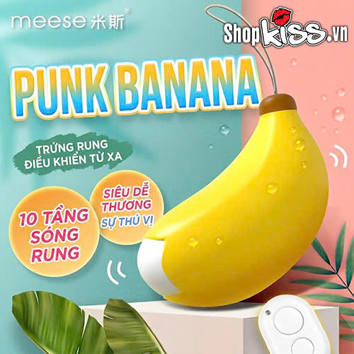 Trứng rung tình yêu hình trái chuối Meese Punk Banana (CHUOI6) 9 Trứng rung tình yêu hình trái chuối Meese Punk Banana giá rẻ
