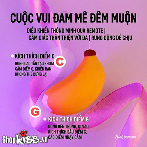 Trứng rung tình yêu hình trái chuối Meese Punk Banana (CHUOI6) 13 Trứng rung tình yêu hình trái chuối Meese Punk Banana tại shopkiss
