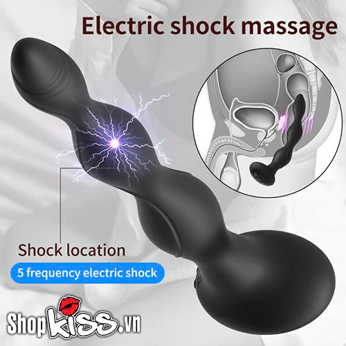 Dụng cụ kích thích hậu môn rung sốc điện đa tần số (HM66Y) 19 Dụng cụ kích thích hậu môn rung sốc điện đa tần số giá rẻ