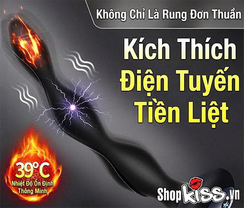 Dụng cụ kích thích hậu môn rung sốc điện đa tần số (HM66Y) 11 Dụng cụ kích thích hậu môn rung sốc điện đa tần số mua ở đâu giá rẻ
