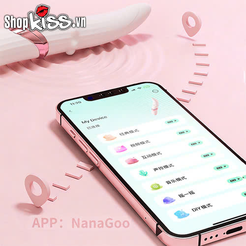 Dụng cụ massage điểm G đa năng xoay lắc bi chạy Jiuuy (DC34) 20 Dụng cụ massage điểm G đa năng xoay lắc bi chạy Jiuuy giá bao nhiêu