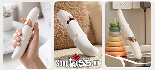 Dụng cụ massage điểm G đa năng xoay lắc bi chạy Jiuuy (DC34) 23 Dụng cụ massage điểm G đa năng xoay lắc bi chạy Jiuuy giá rẻ