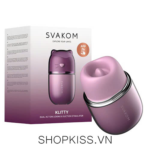 Máy kích thích âm vật rung liếm hút Svakom Klitty mua ở đâu