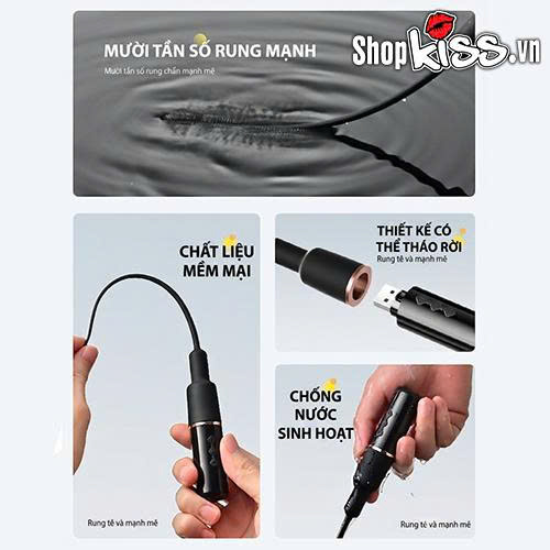 Thanh rung kích thích niệu đạo Dole Horse Eye Roselex (DC11U) 10 Shop bán Thanh rung kích thích niệu đạo Dole Horse Eye Roselex uy tín tại tphcm