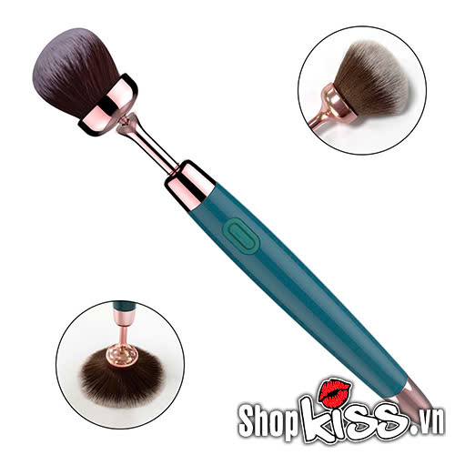 Thanh rung massage 10 chế độ hình cây cọ trang điểm giá tốt